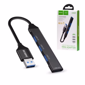 Hub USB RECRSI CK01: La Solución Perfecta para Ampliar tus Puertos USB, Adaptador USB 3.0 a 3 Puertos USB 2.0 y 1 Puerto USB 3.0