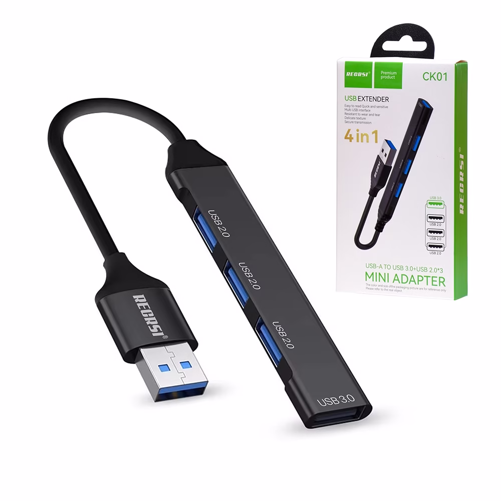 Hub USB RECRSI CK La Solución Perfecta para Ampliar tus Puertos USB Adaptador USB  a  Puertos USB  y  Puerto USB 