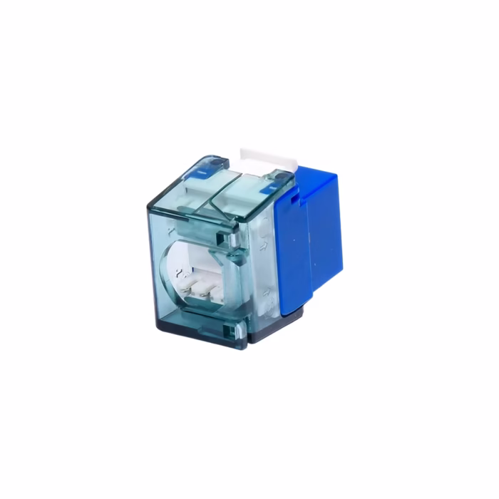 Jack RJ Cat Azul LT USA LT JBL T | Protección contra Polvo | Tipo Keystone La Conexión Segura para Redes Exigentes
