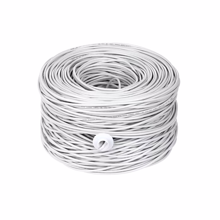 Rollo de Cable UTP Cate LT USA LT  | Chaqueta LSZH | Gris Claro |  Metros La Base para una Red Sólida