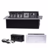 TomaCorriente para Escritorio Opalux OP UTSDG | HDMI | RJ Cat |  Toma Universal Conectividad y Orden en tu Espacio de Trabajo