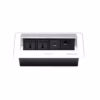 TomaCorriente para Escritorio Opalux OP UTSDG | HDMI | RJ Cat |  Toma Universal Conectividad y Orden en tu Espacio de Trabajo