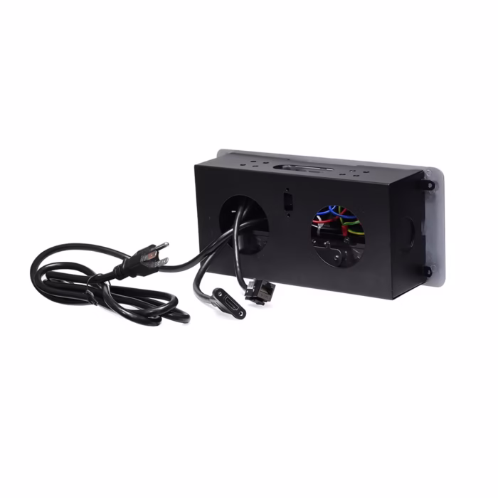 TomaCorriente para Escritorio Opalux OP UTSDG | HDMI | RJ Cat |  Toma Universal Conectividad y Orden en tu Espacio de Trabajo