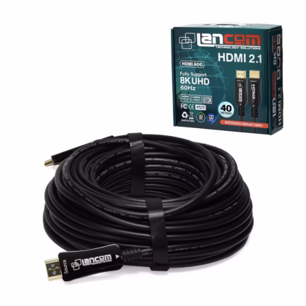 Cable HDMI  Metros | K | AOC Active Fiber Optical | Gbps | Audio Return | Lancom ZZ HDMI AOC K  El Futuro de la Conexión Audiovisual a tu Alcance