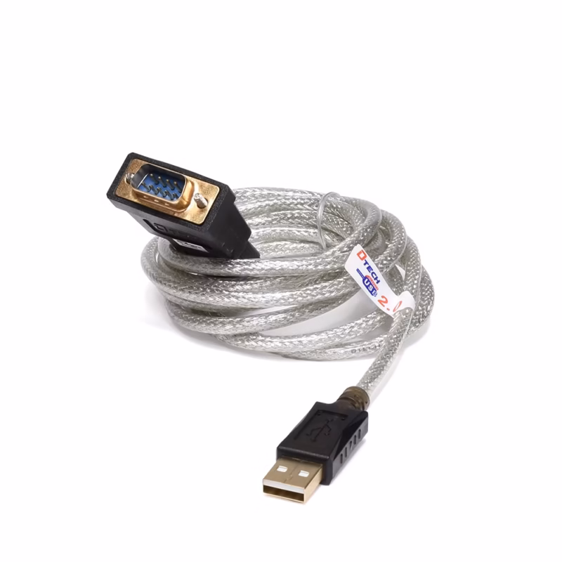 Cable Adaptador USB a Serial RS Dtech DT A Conecta tus Dispositivos Seriales con Facilidad