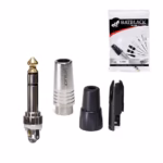 Conector Plug Estéreo BatBlack LC3004: Conexiones de Audio Confiables y Duraderas