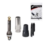 Conector Plug Estéreo BatBlack LC3004: Conexiones de Audio Confiables y Duraderas