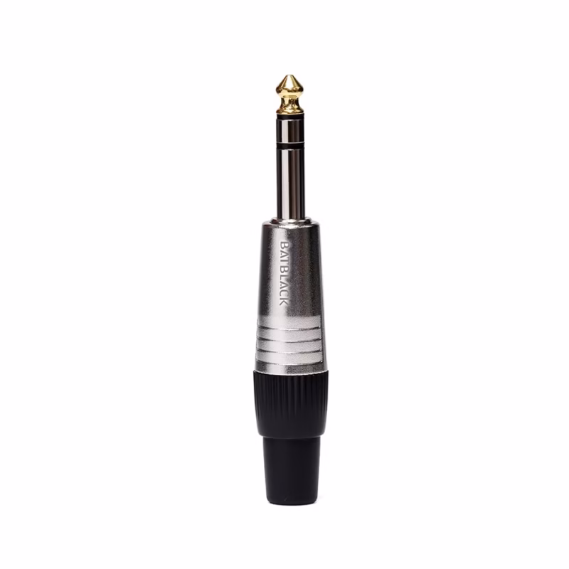 Conector Plug Estéreo mm BatBlack LC Calidad de Audio Superior para tus Proyectos