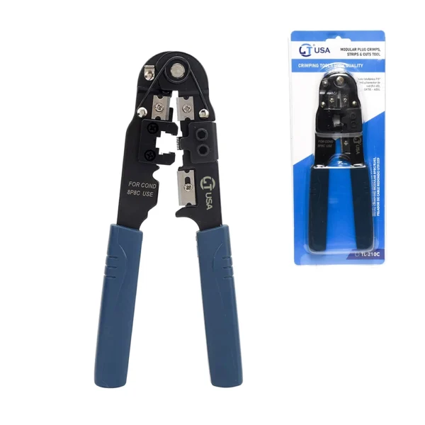 Crimpadora RJ45 8P8C LT USA TL-210C: Tu Aliada para Conexiones de Red Perfectas, Crimping Tool Rj45