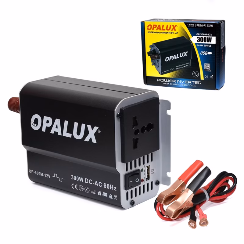 Inversor de Voltaje V a V AC W Opalux OP M V Energía Portátil para tus Dispositivos