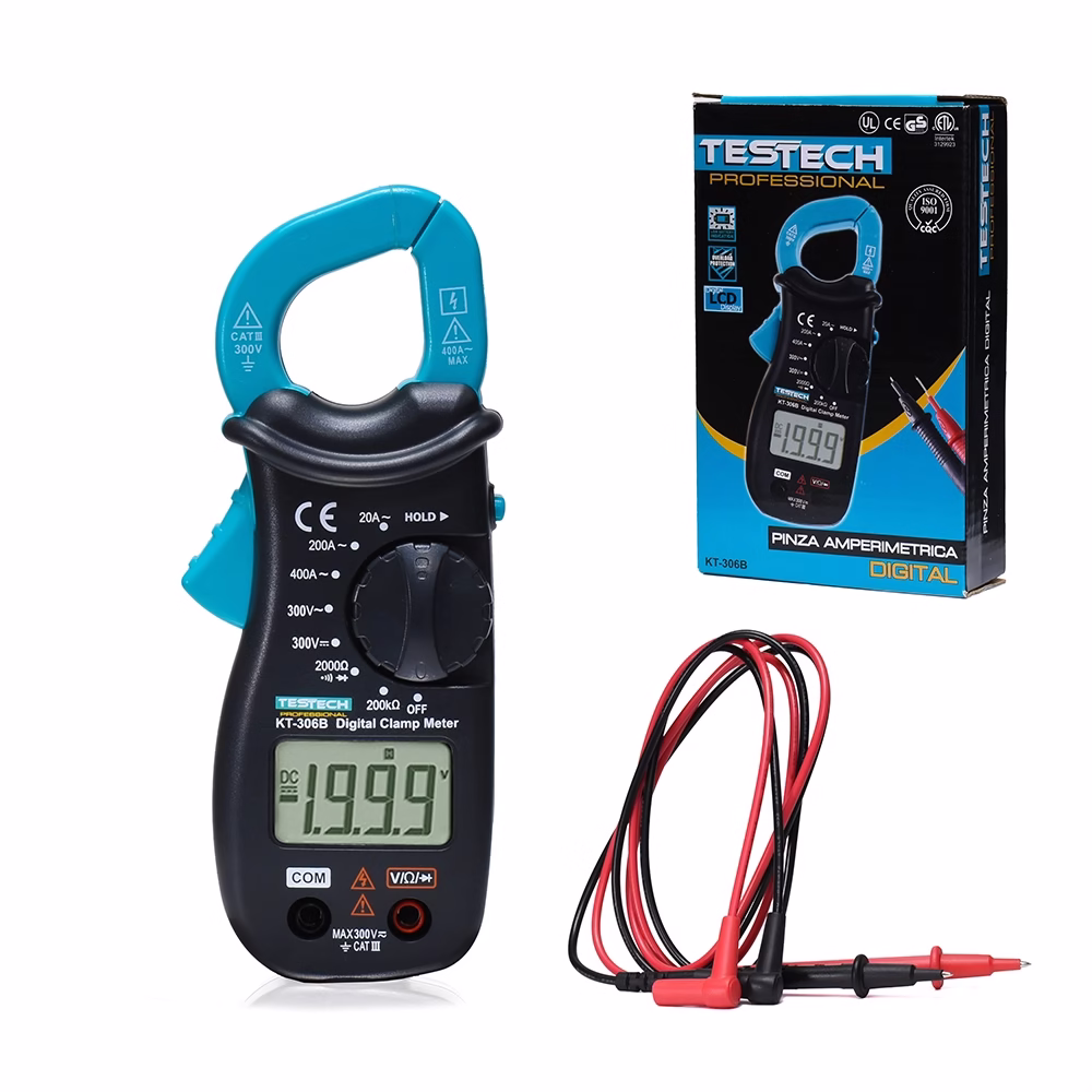 Mini Pinza Amperimétrica Testech KT B Tu Compañera Ideal para Mediciones Eléctricas