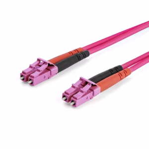 Patch Cord Fibra Óptica OM4 LC/UPC 3 Metros Multimodo Dúplex LT USA  ER-LC-4-OM4-LC: Conectividad Óptima para Redes Exigentes
