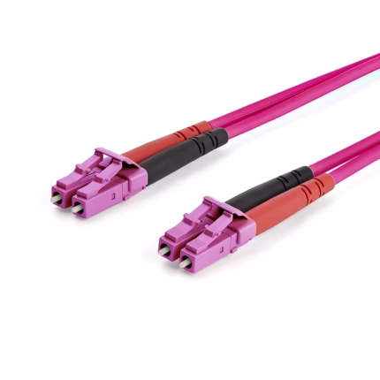 Patch Cord Fibra Óptica OM4 LC/UPC 3 Metros Multimodo Dúplex LT USA  ER-LC-4-OM4-LC: Conectividad Óptima para Redes Exigentes