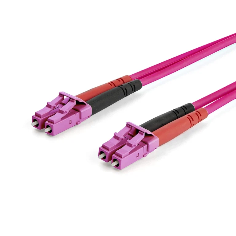 Patch Cord Fibra Óptica OM4 LC/UPC 3 Metros Multimodo Dúplex LT USA  ER-LC-4-OM4-LC: Conectividad Óptima para Redes Exigentes