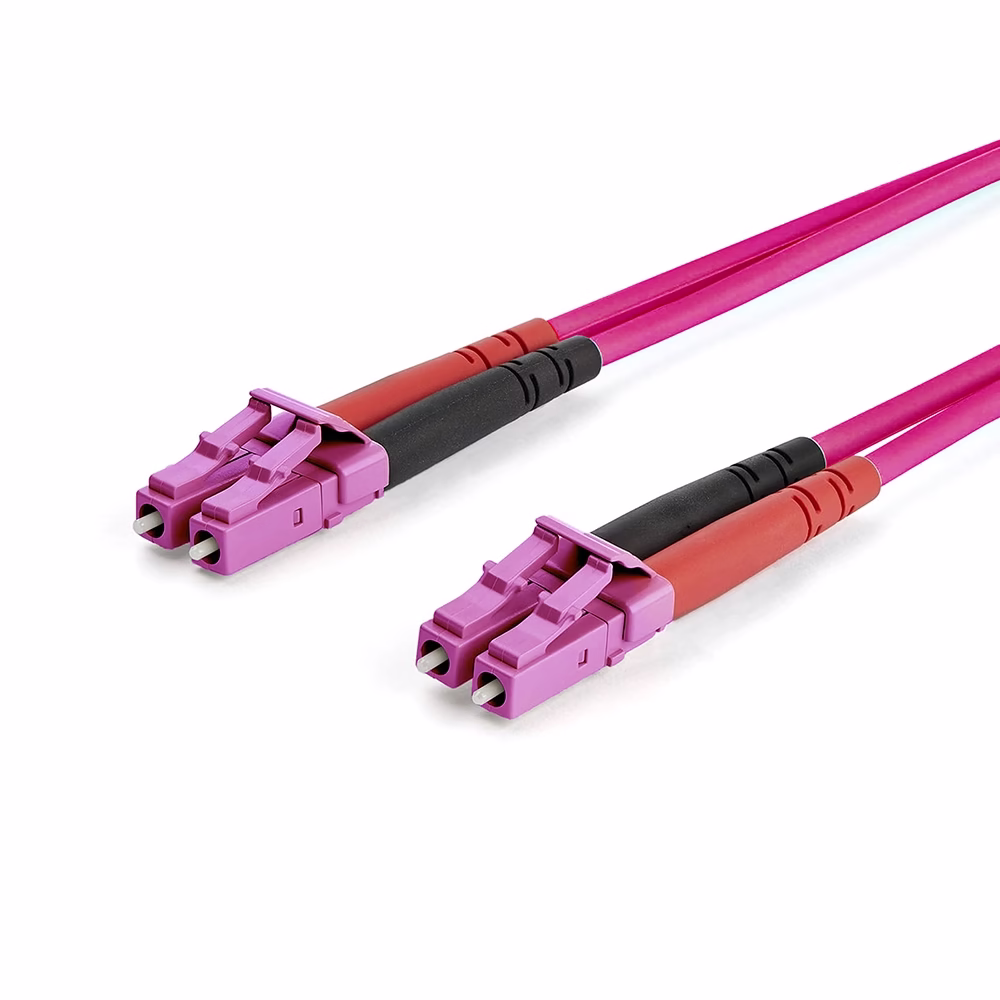 Patch Cord Fibra Óptica OM LCUPC  Metros Multimodo Dúplex LT USA  ER LC  OM LC Conectividad Óptima para Redes Exigentes