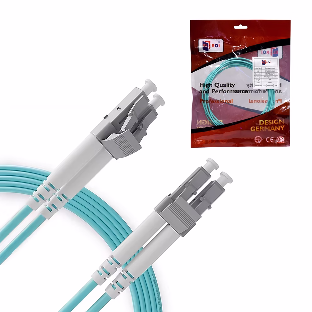 Patch Cord Fibra Óptica LCUPC OM  Metros Multimodo Dúplex LT USA Conectividad Óptima para Redes Exigentes EL ROI ER LC  OM LC