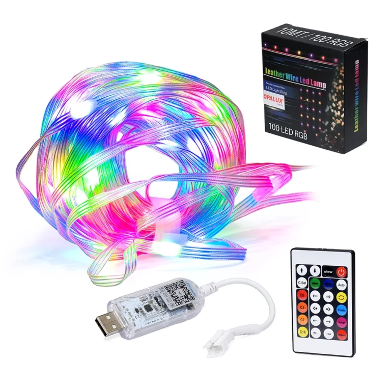 Tira LED Decorativa Opalux OP-10ST-RGB | 10 Metros | 100 LED RGB Ultrabrillante: Dale Vida a tus Espacios con Color