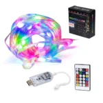 Tira LED Decorativa Opalux OP-20ST-RGB | 10 Metros 50 Led RGB de Alta Luminosidad: Dale Vida a tus Espacios con Iluminación Inteligente, Tira LED de 10M 50 RGB