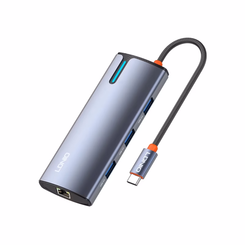 Adaptador USB C  en  LDNIO DS H Convierte tu USB C en una Estación de Trabajo Completa