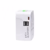 Adaptador de Viaje Opalux OP E |  Puertos USB A |  Puerto USB C | Toma Corriente Universal Tu compañero ideal para viajes Adaptador Viajero con USB