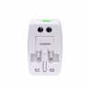 Adaptador de Viaje Opalux OP E |  Puertos USB A |  Puerto USB C | Toma Corriente Universal Tu compañero ideal para viajes Adaptador Viajero con USB