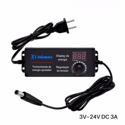 Adaptador de Voltaje Variable 3-24V DC Linkmax OX-1079: ¡Alimentación Personalizada para tus Dispositivos!