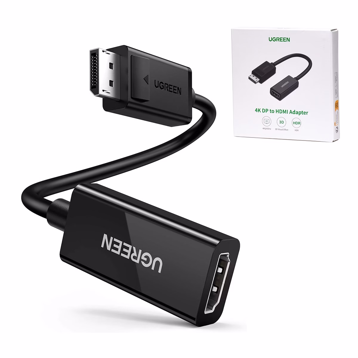 Cable Adaptador DisplayPort a HDMI Ugreen MM137 70694 4K60Hz 18Gbps HD Multimedia PERU SAC Adaptador DisplayPort a HDMI K Ugreen MM Disfruta de la mejor imagen en K