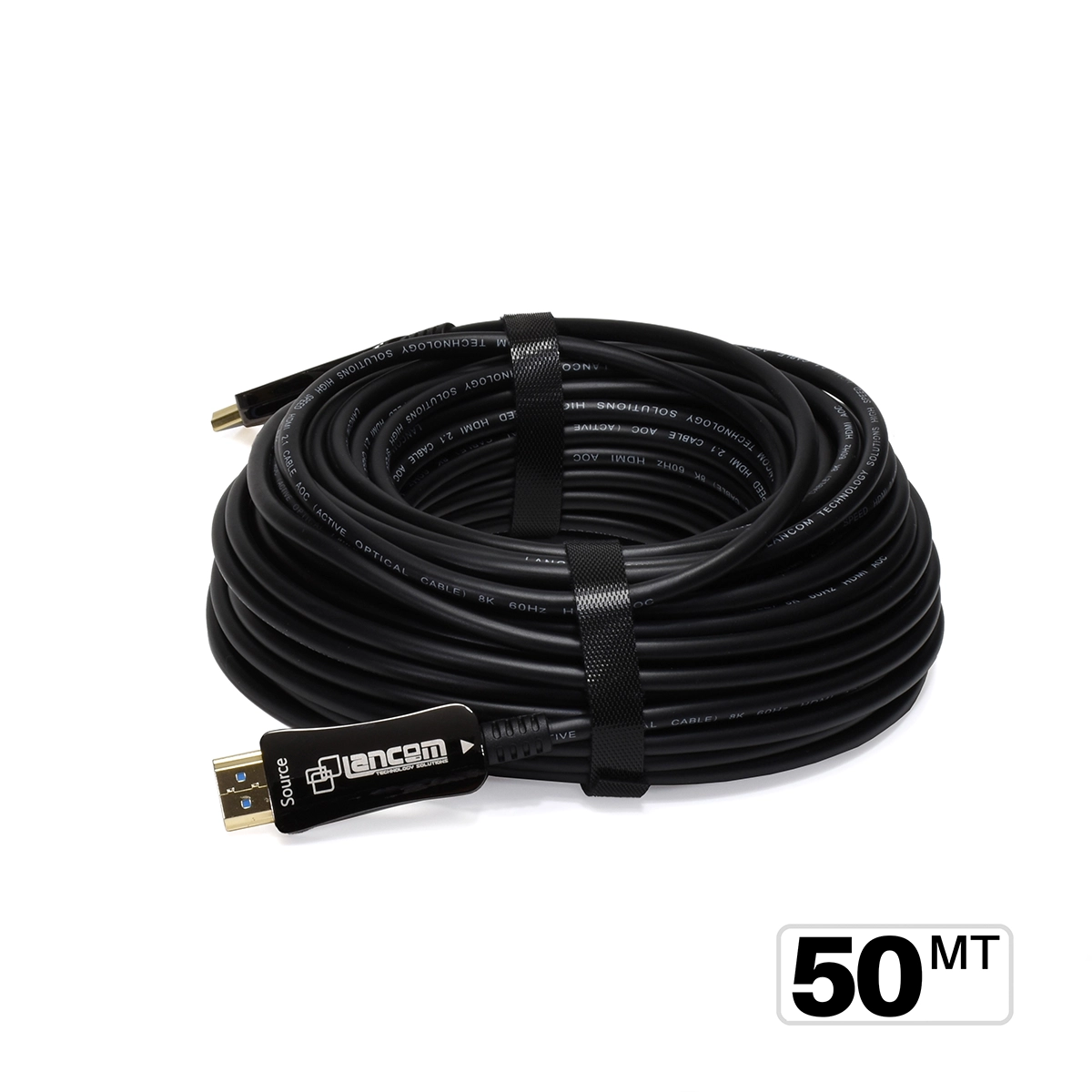 Cable HDMI 50 Metros 8K Lancom ZZ-HDMI-AOC-8K-50: ¡Experiencia Visual Inmersiva en Ultra Alta Definición!