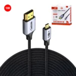 Cable Micro HDMI 10m 4K@60Hz NETCOM PE-HD0847: ¡Calidad Premium y Máximo Alcance para tu Experiencia Visual 4K!, HDMI Tipo D v2.0