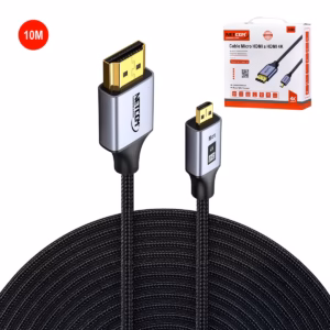 Cable Micro HDMI m KHz NETCOM PE HD Calidad Premium y Máximo Alcance para tu Experiencia Visual K