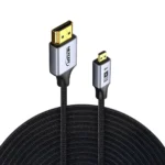 Cable Micro HDMI 10m 4K@60Hz NETCOM PE-HD0847: ¡Calidad Premium y Máximo Alcance para tu Experiencia Visual 4K!, HDMI Tipo D v2.0