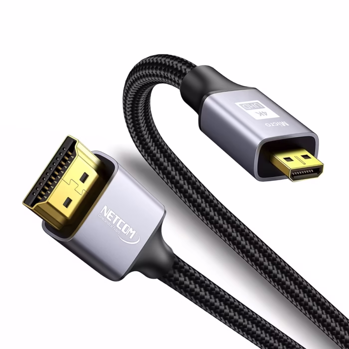 Cable Micro HDMI m KHz NETCOM PE HD Calidad Premium y Máximo Alcance para tu Experiencia Visual K HDMI Tipo D v