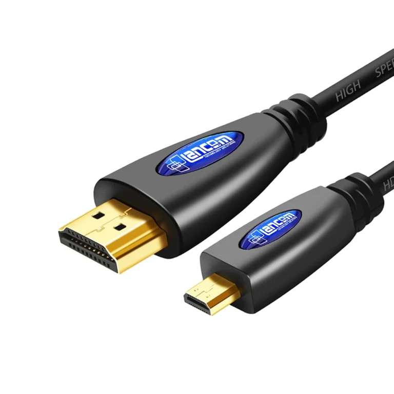 Cable Micro HDMI 4K 1.5m Lancom HDMI-HAD06B-150CM: ¡Conecta y Disfruta en Alta Definición!