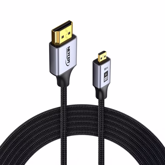 Cable Micro HDMI m Khz NETCOM PE HD Calidad Premium y Máximo Alcance para tu Experiencia Visual K HDMI Tipo D K v