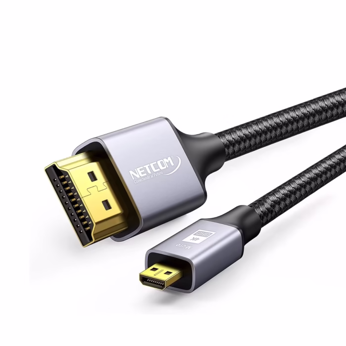 Cable Micro HDMI m Khz NETCOM PE HD Calidad Premium y Máximo Alcance para tu Experiencia Visual K HDMI Tipo D K v