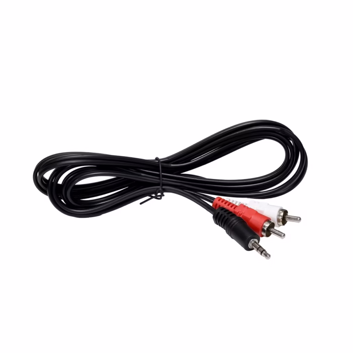Cable MiniPlug a  RCA m High Full Max ZZ AV  BK Conecta tu Audio con Versatilidad