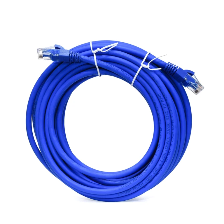 Cable Patch Cord Cat6 10 Metros Azul LSZH | LT USA LTT-PC6-10: ¡Conexión Estable y Segura para tu Red!