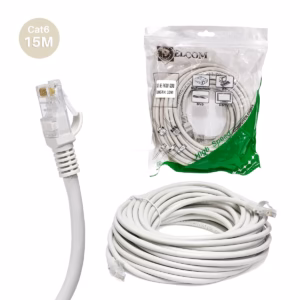 Cable Patch Cord Cat  Metros DELCOM DPAT Conexión Estable y de Largo Alcance