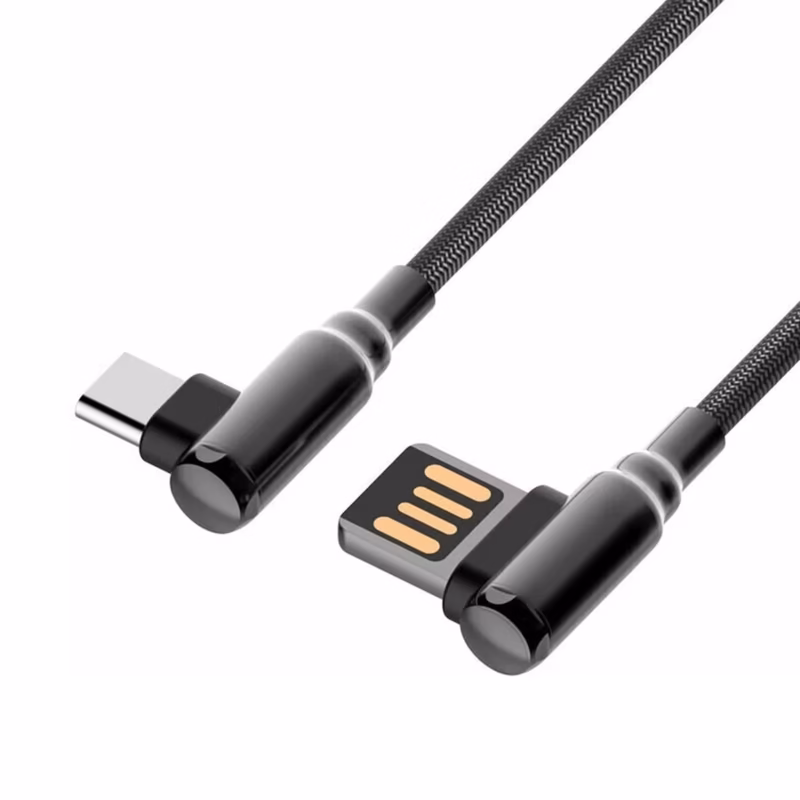 Cable USB C MT ° Enmallado LDNIO LS C Carga Rápida y Durabilidad en un Ángulo Perfecto