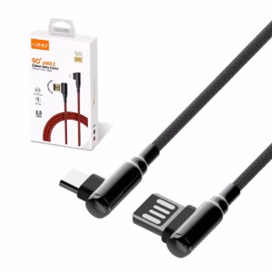 Cable USB C MT ° Enmallado LDNIO LS C Carga Rápida y Durabilidad en un Ángulo Perfecto