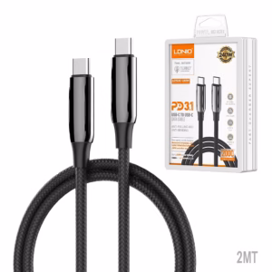 Cable USB C MT W LDNIO LCC W Potencia y Durabilidad