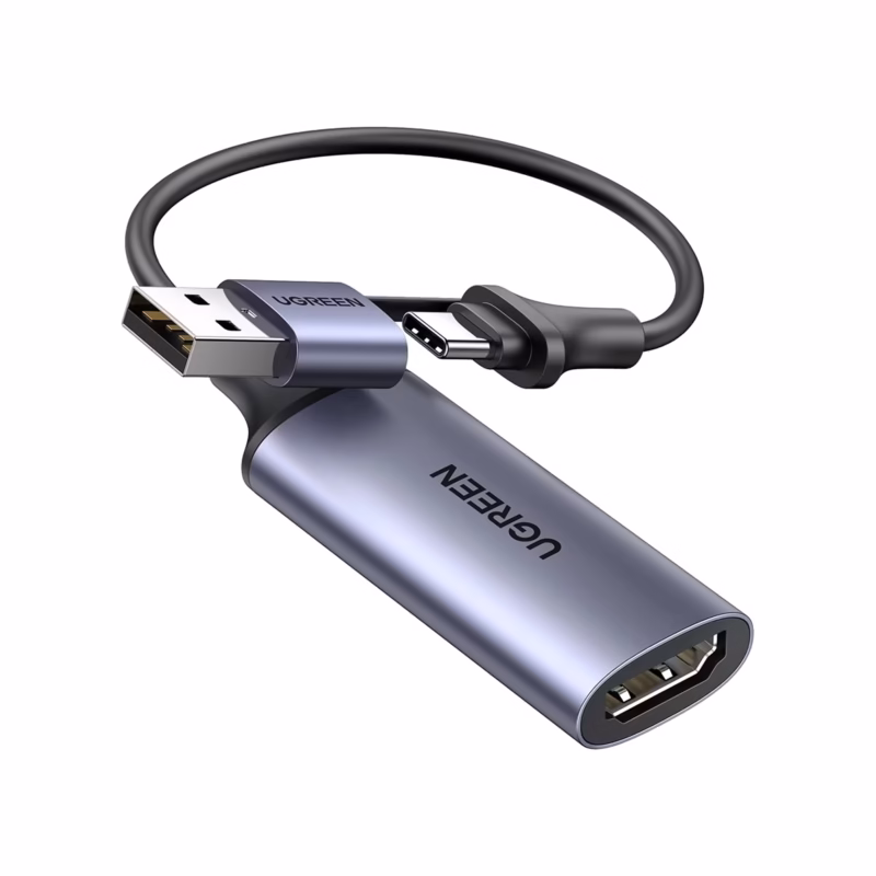 Capturadora HDMI UGREEN CM  Graba y Transmite en Alta Resolución kHz