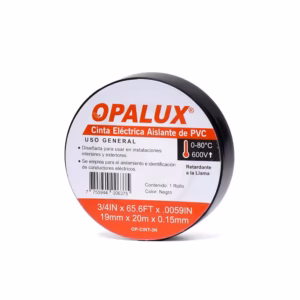 Cinta Aislante Eléctrica Opalux OP-CINT-3N___01 Cinta Aislante Eléctrica Opalux OP CINT N Seguridad y Protección para tus Conexiones