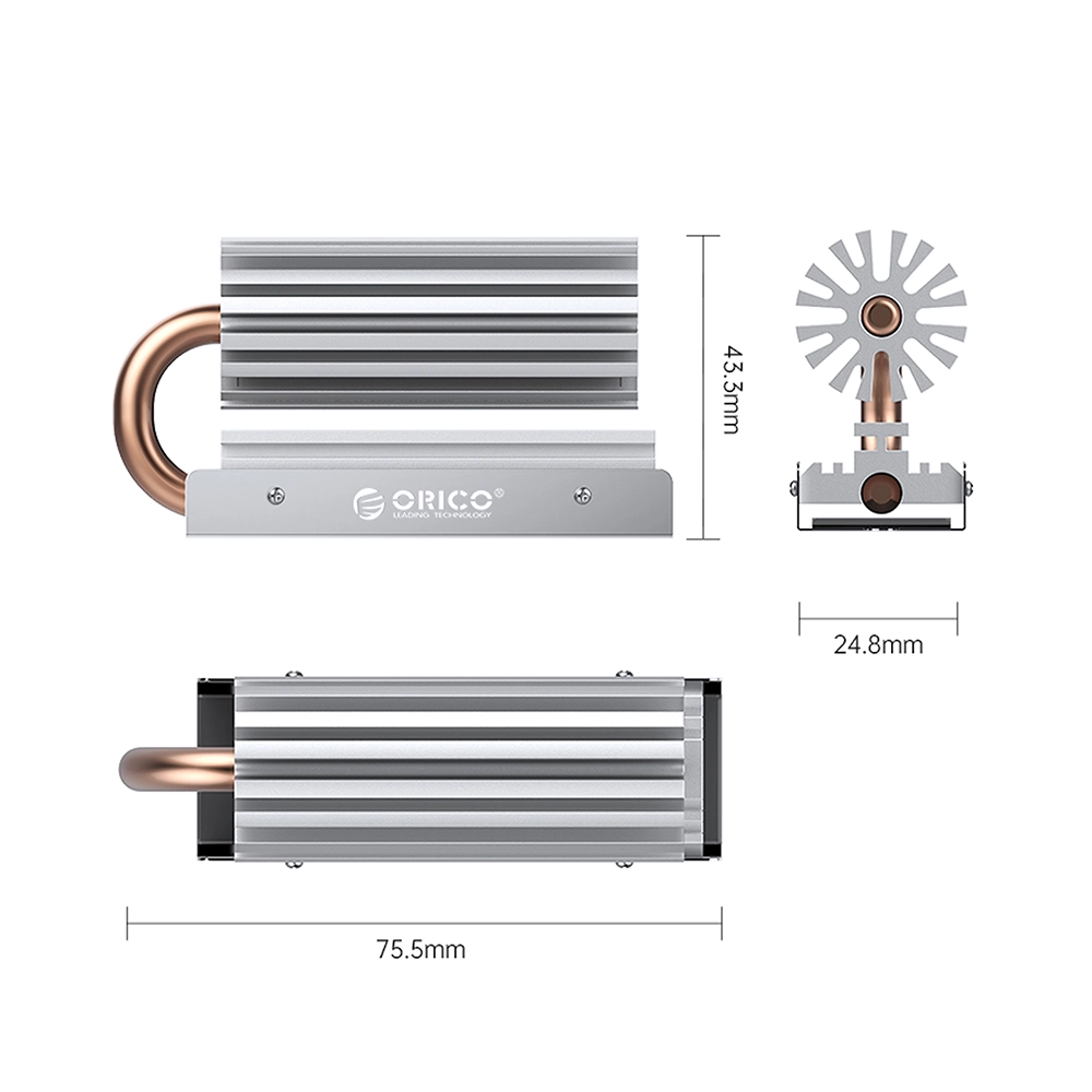 Disipador de Calor para M.2 ORICO M2HS5: ¡Mantén tu SSD M.2 Frío y Rendimiento al Máximo!