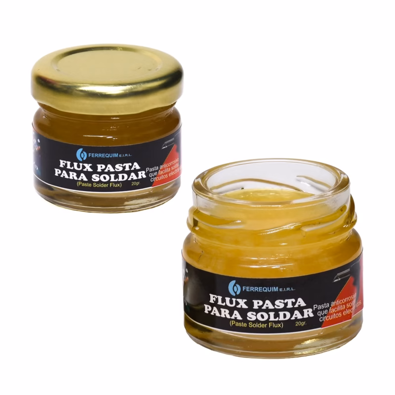 Flux Pasta para Soldar Estaño gr Ferrequim Fluxp gr Soldaduras Impecables y Confiables
