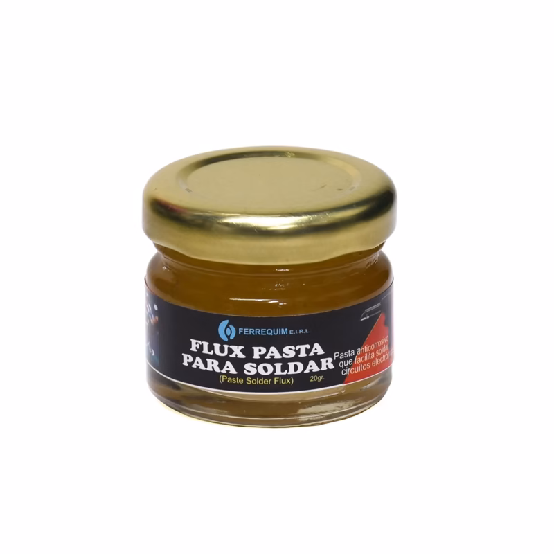 Flux Pasta para Soldar Estaño 20gr Ferrequim Fluxp-20gr___01 Flux Pasta para Soldar Estaño gr Ferrequim Fluxp gr Soldaduras Impecables y Confiables