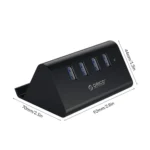 Hub USB 3.0 ORICO SHC-U3: ¡Multiplica tus Conexiones con Velocidad y Estilo!