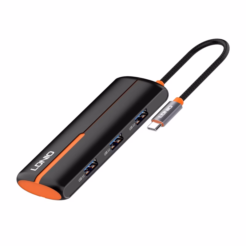HUB USB C LDNIO DS U Expande tu Conectividad con  Puertos USB y Carga Rápida