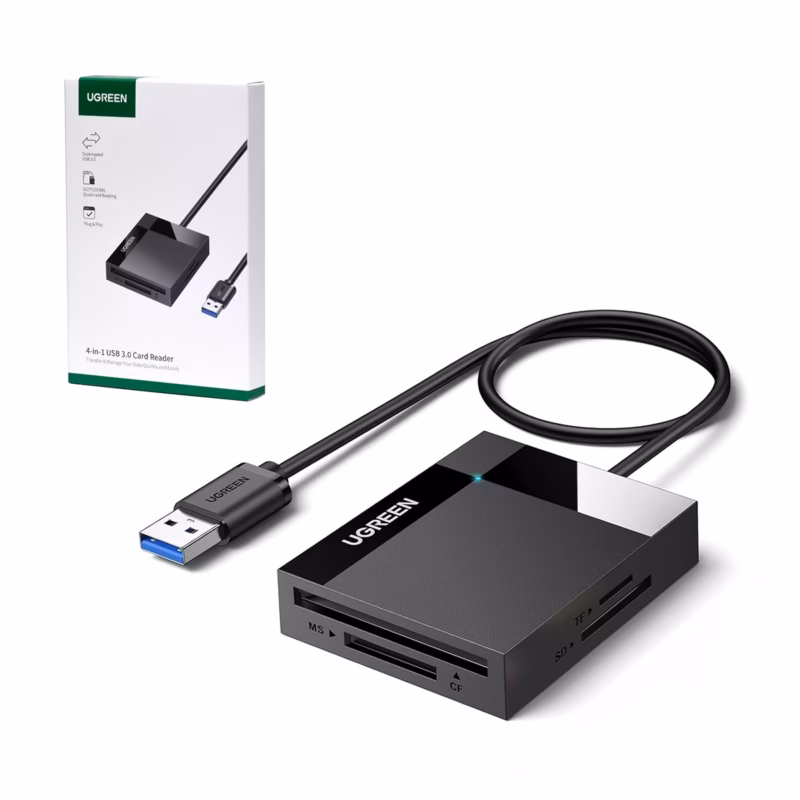 Lector de Memorias  en  USB  UGREEN CR  Acceso Inmediato a tus Archivos
