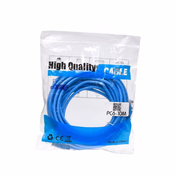 Patch Cord Cat  Metros American Dakar PC M Azul Conexión Gigabit Estable y a tu Alcance